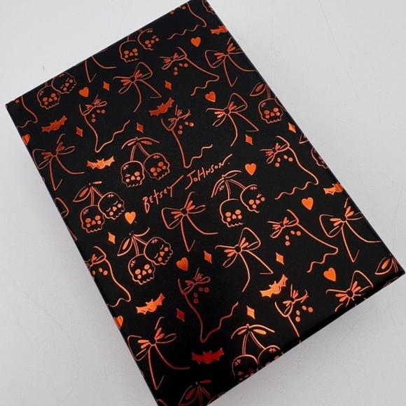 🔹️Betsey Johnson🔹 Black Cat on Moon Jewelry Handbag Charm Key Chain Halloween - Picture 3 of 3